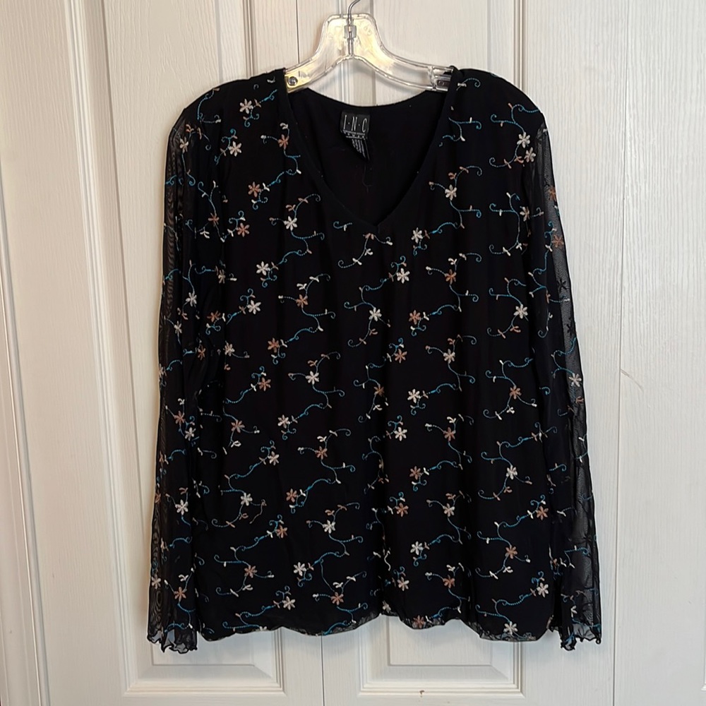 Embroidered top